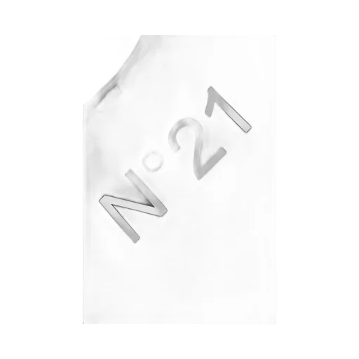 N°21 Kids Logo Printed Crewneck T-Shirt
