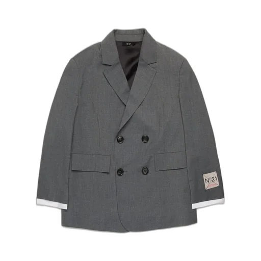 N°21 Kids Double-Breasted Oversized Blazer