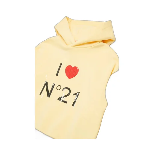 Nº21 Kids Logo-Printed Long-Sleeved Hoodie