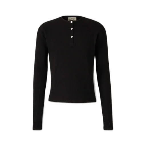 Carrer Lishenley Buttoned Collar T-Shirt