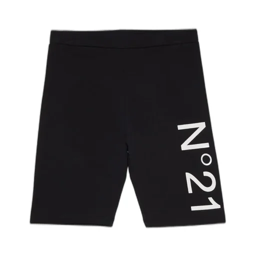 N°21 Kids Logo Printed Shorts