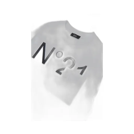 N°21 Kids Logo Printed Long-Sleeved T-Shirt