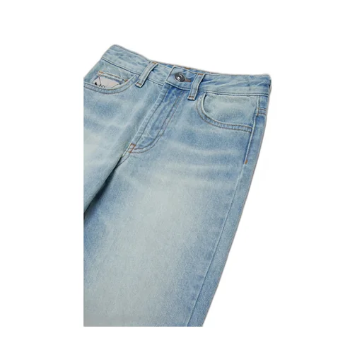 Nº21 Kids Mid-Rise Wide-Leg Jeans