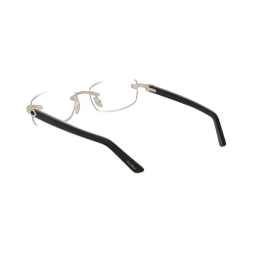 Cartier Rimless Rectangular Frame Glasses