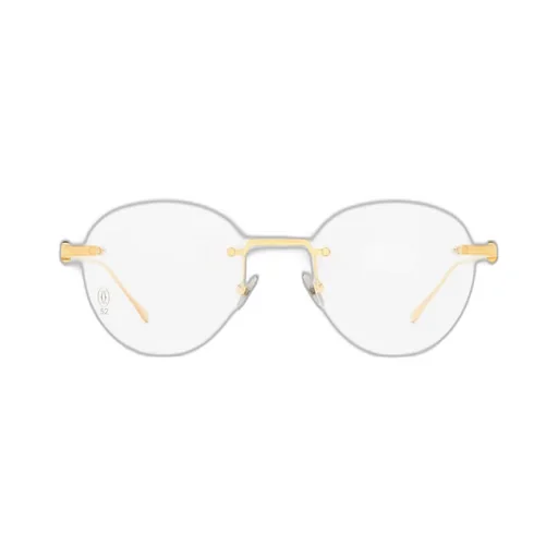 Cartier Round Frame Glasses