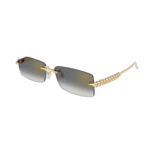 Cartier Rectangle Frameless Sunglasses