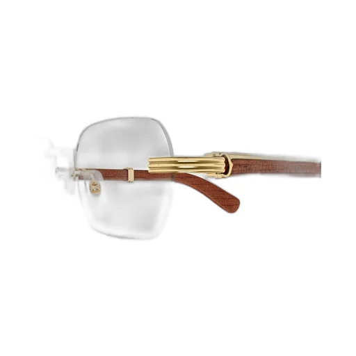 Cartier Rectangle Rimless Glasses