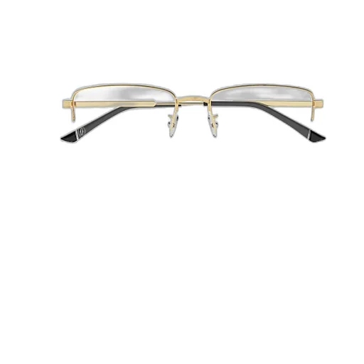 Cartier Rectangle Semi Rimless Glasses