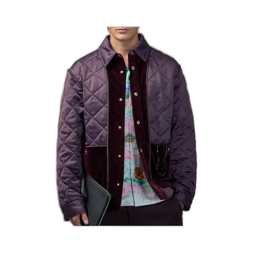 Casablanca Satin Quilted Jacket