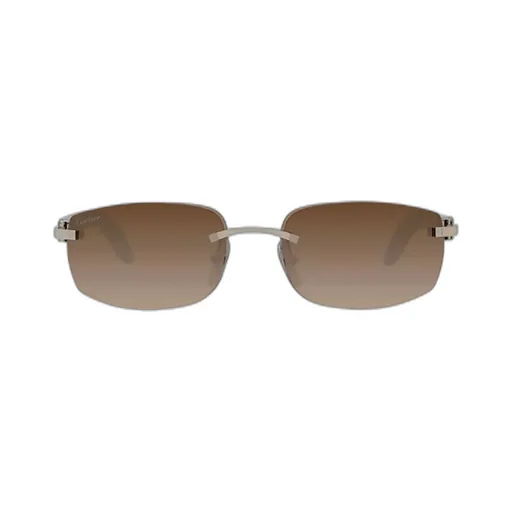 Cartier Rectangular Frame Sunglasses