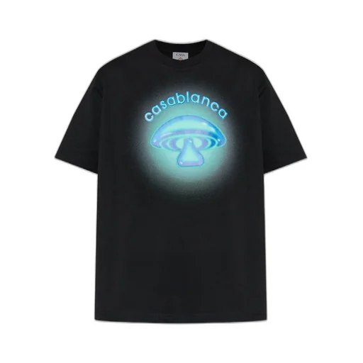 Casablanca Airbrush Mushroom Crewneck T-Shirt