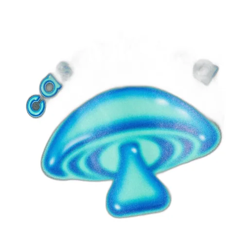 Casablanca Airbrush Mushroom Crewneck T-Shirt