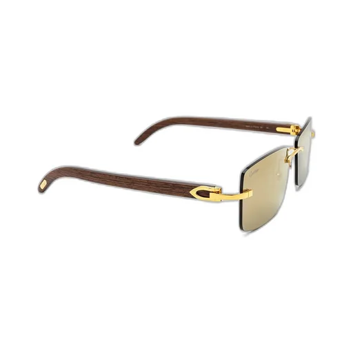 Cartier Rectangle Frame Sunglasses