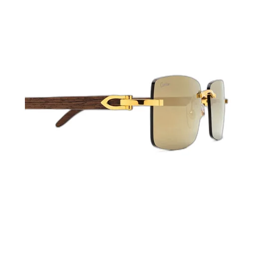 Cartier Rectangle Frame Sunglasses