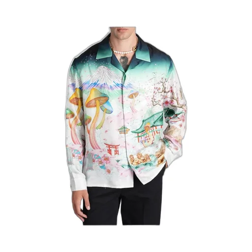 Casablanca Printed Satin Shirt