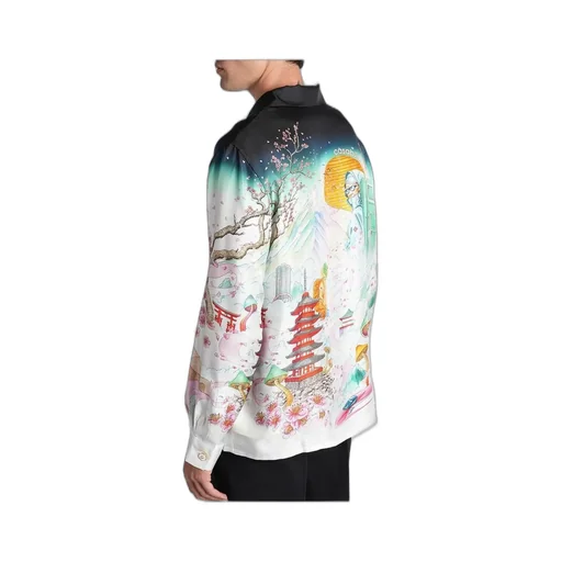 Casablanca Printed Satin Shirt