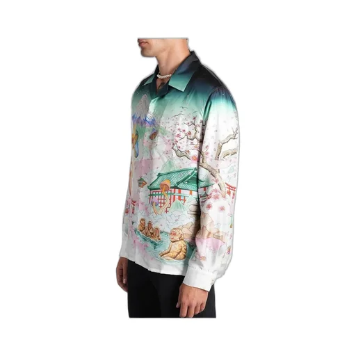 Casablanca Printed Satin Shirt