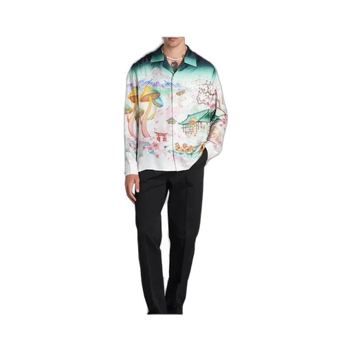 Casablanca Printed Satin Shirt