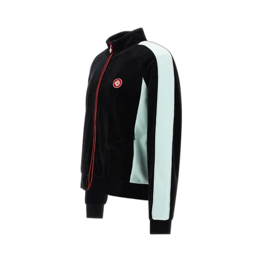 Casablanca Chenille Zip Up Sweatshirt