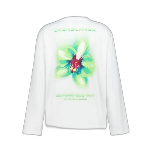 Casablanca Glitch Orchid Long-Sleeve T-Shirt