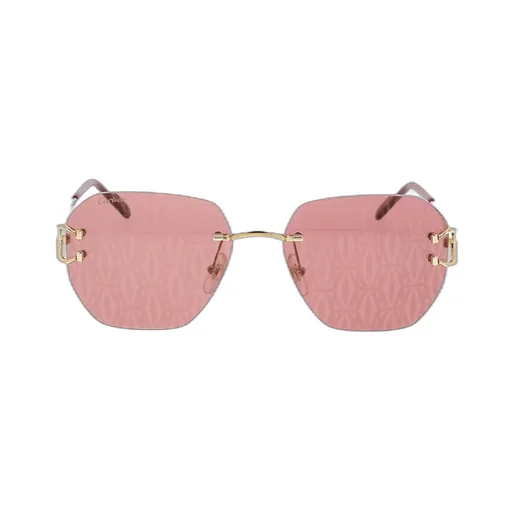 Cartier Geometric Frame Sunglasses
