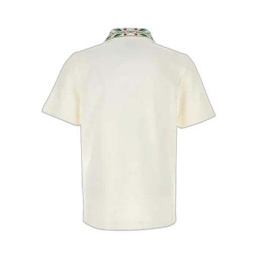 Casablanca Logo Embroidered Polo Shirt