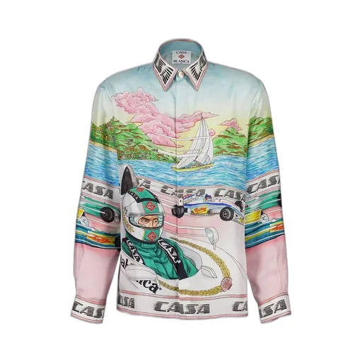 Casablanca The Art Of Racing Long Sleeve Shirt
