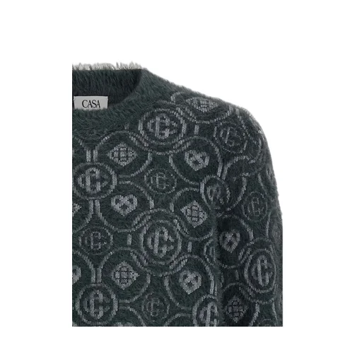 Casablanca Logo-Pattern Knitted Jumper