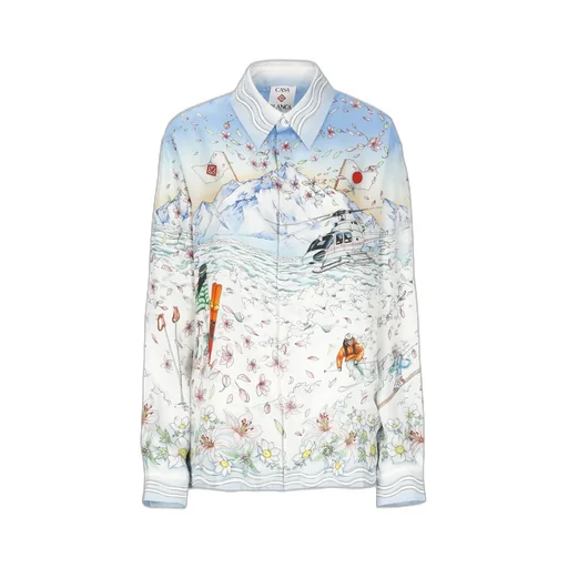 Casablanca Printed Long Sleeved Shirt