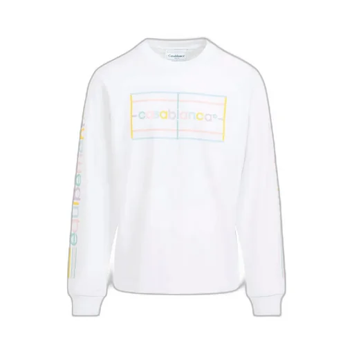Casablanca Pastel Court Crewneck T-Shirt