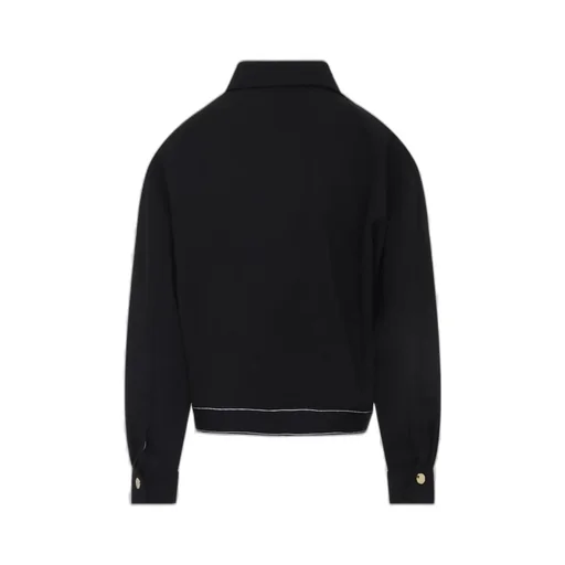 Casablanca Logo Detailed Zip-Up Jacket