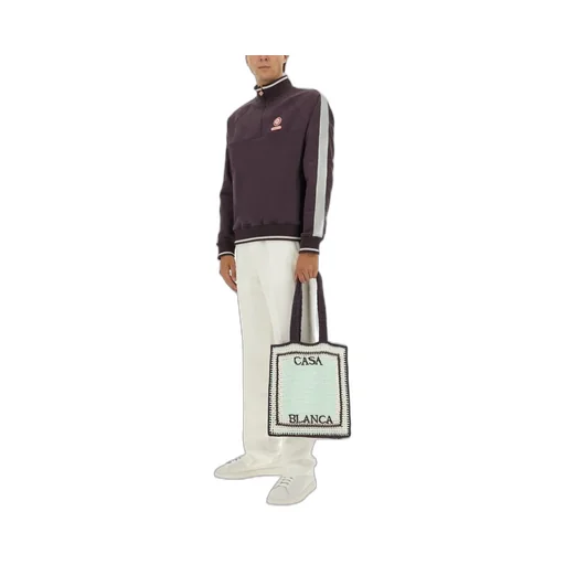 Casablanca Quarter Zip Laurel Sweatshirt