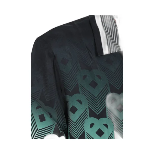 Casablanca Short-Sleeved Logo Jacquard Shirt