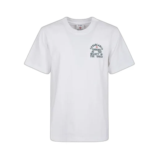 Casablanca Slogan Printed T-Shirt
