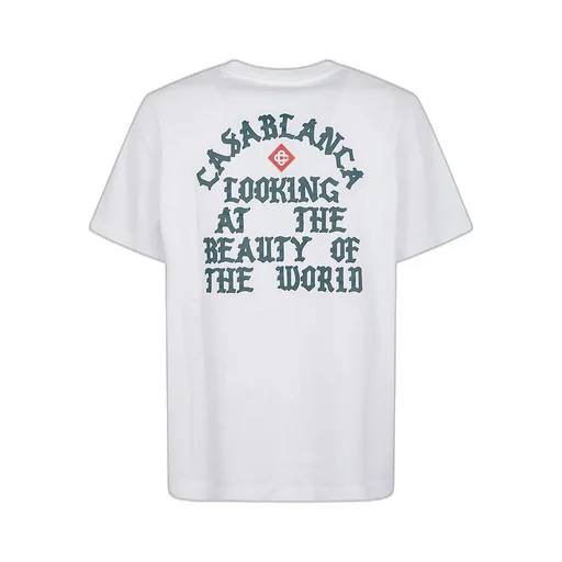 Casablanca Slogan Printed T-Shirt