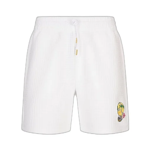 Casablanca Tennis Mascot Quilted Sweatshorts