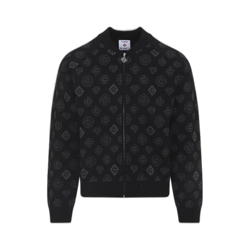 Casablanca Monogram Jacquard Bomber Jacket