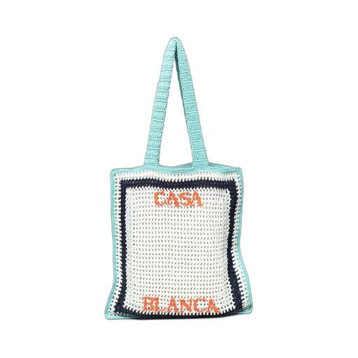 Casablanca Stripe Crochet Bag