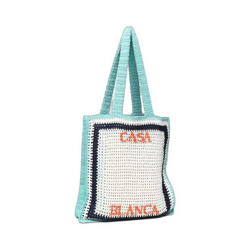 Casablanca Stripe Crochet Bag