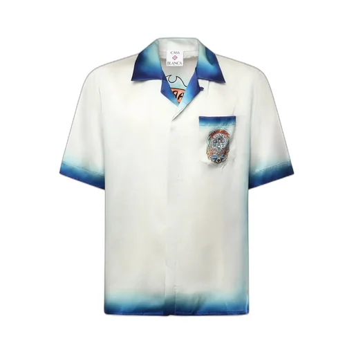 Casablanca Casa Way Skate Short Sleeved Satin Shirt