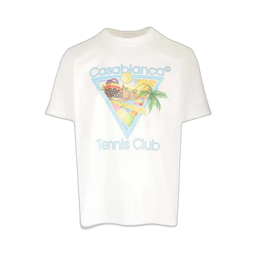 Casablanca Afro Cubism Tennis Club T-Shirt
