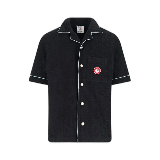 Casablanca Logo Patch Short-Sleeved Shirt