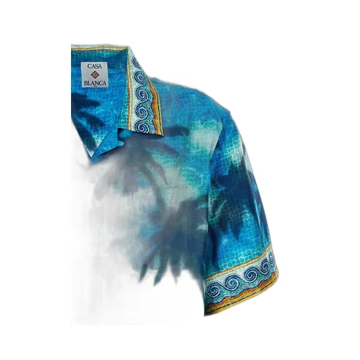 Casablanca Allover Print Short-Sleeved Shirt