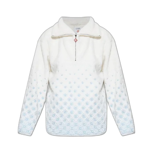 Casablanca Half-Zip Monogram Sweatshirt