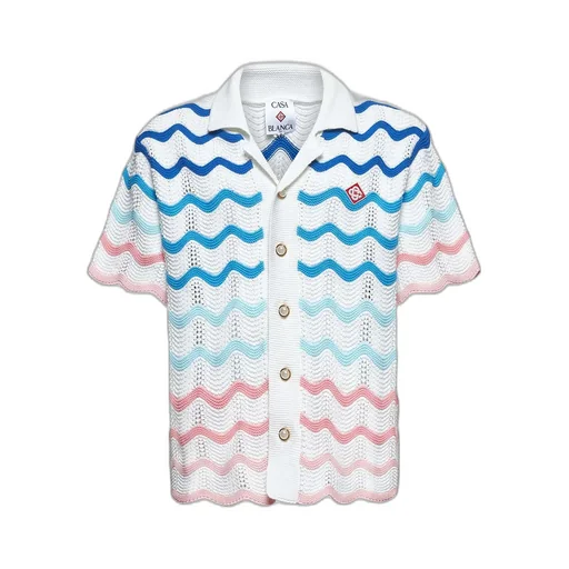Casablanca Wave Knitted Shirt