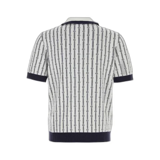 Casablanca Monogram Knitted Polo Shirt