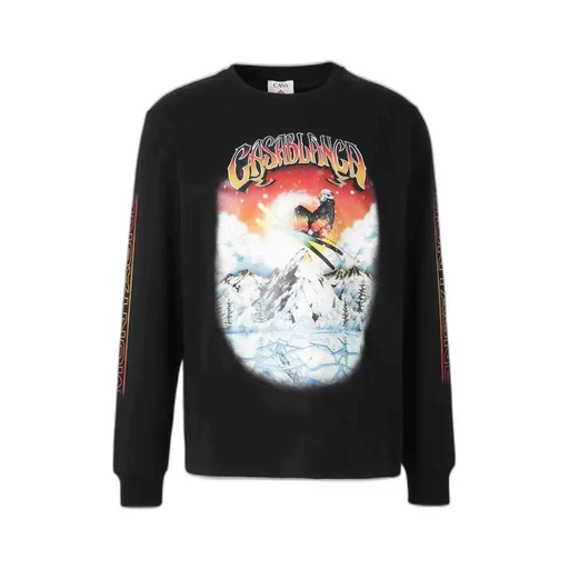 Casablanca Printed Long Sleeve T-Shirt