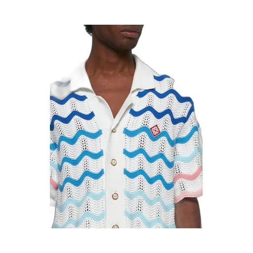 Casablanca Wave Knitted Shirt