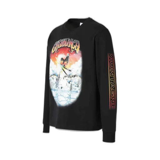 Casablanca Printed Long Sleeve T-Shirt