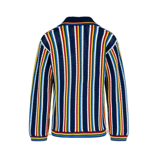 Casablanca Stripe Crochet Shirt